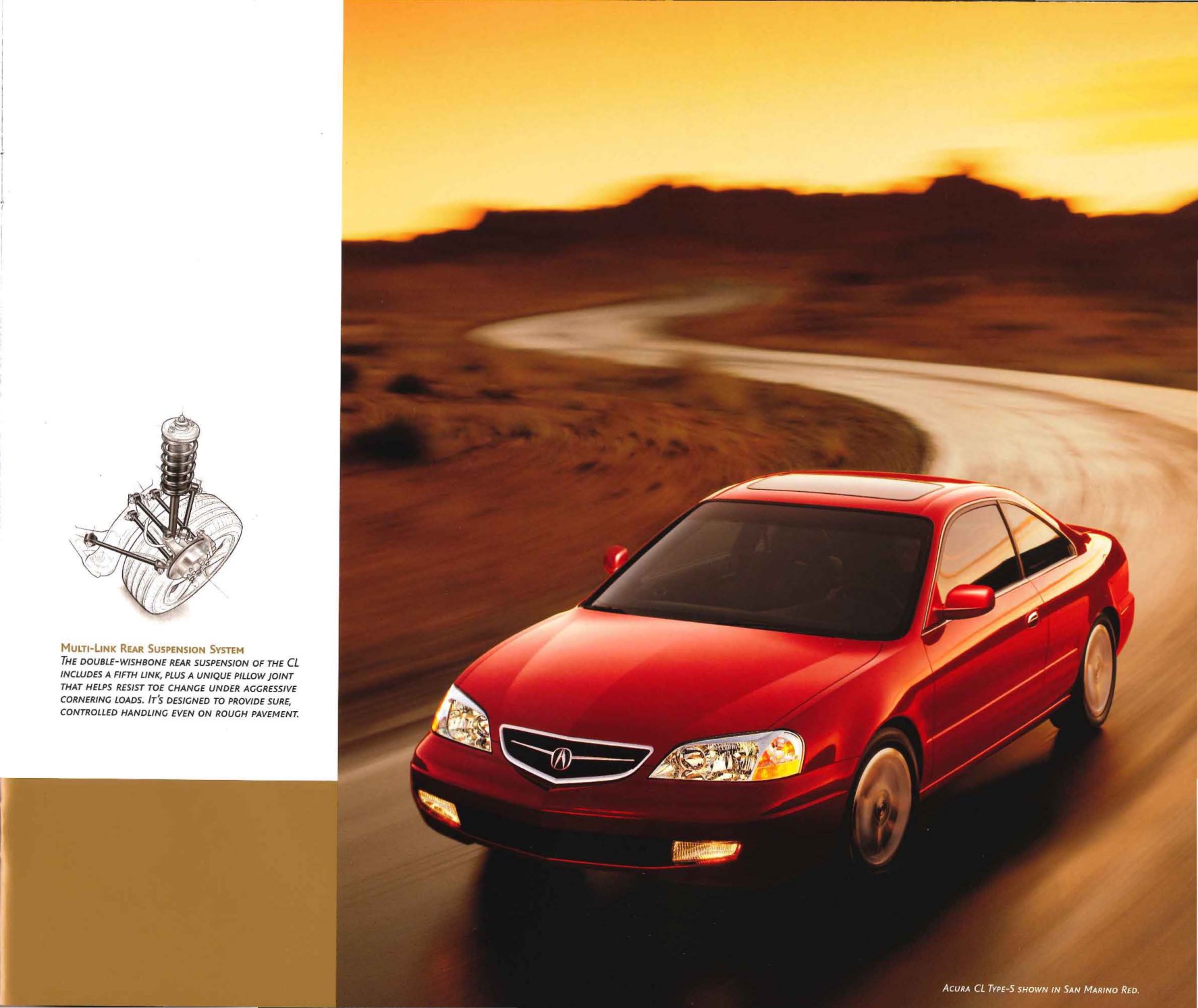 2002 Acura CL Brochure Page 3
